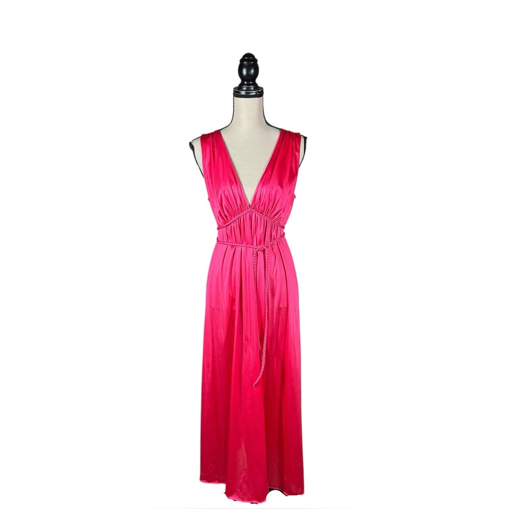 Vintage Old Hollywood Vanity Fair Grecian Goddess Nightgown Made USA